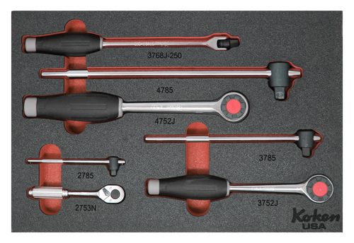 PM-HND-1011-00-F-RD Ratchet Set Components