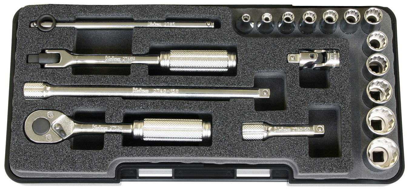 P2281A-12P SAE Socket Set Components