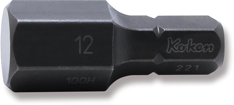 Embout hexagonal 5/16, longueur hexagonale 12 mm, 32 mm 