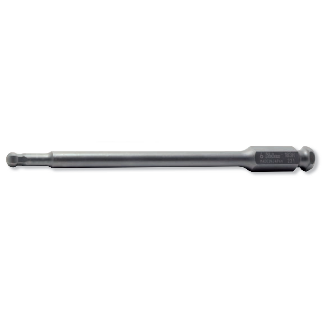 7/16" Hex Drive (E11.2) Ball Point Hex 12mm Bit, length 150mm