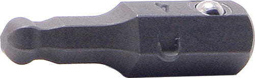 Embout hexagonal 1/4", pointe sphérique 6 mm, longueur hexagonale 25 mm 