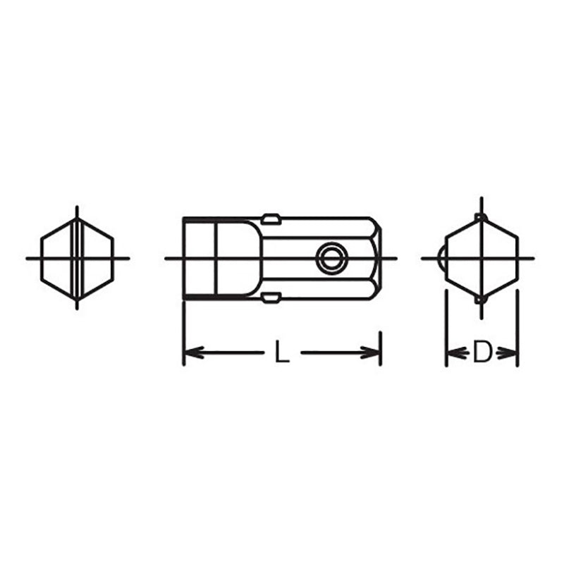 1/4 Hex Dr. Bit  1.2x7mm Slotted Length 15mm