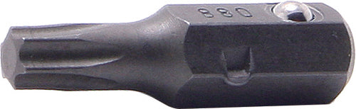 Embout hexagonal Torx® T10 de 6,35 mm (1/4") - Longueur 25 mm 