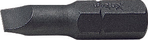 Embout hexagonal fendu 1/4" x 3" (longueur 25 mm) 