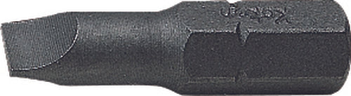Embout hexagonal fendu 1/4" 0,6 x 4,5" Longueur 25 mm 