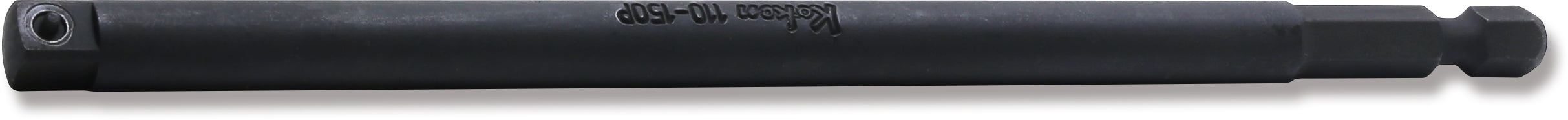 Adaptateur hexagonal 1/4" pour filetage carré 1/4", longueur 150 mm, type à broche 