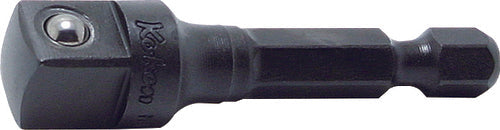 Adaptateur hexagonal 1/4", carré 3/8", longueur 50 mm, type à bille 