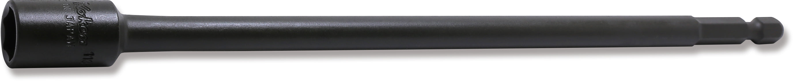 Clé à douille hexagonale 1/4" (10 mm), 6 pans, longueur 200 mm 