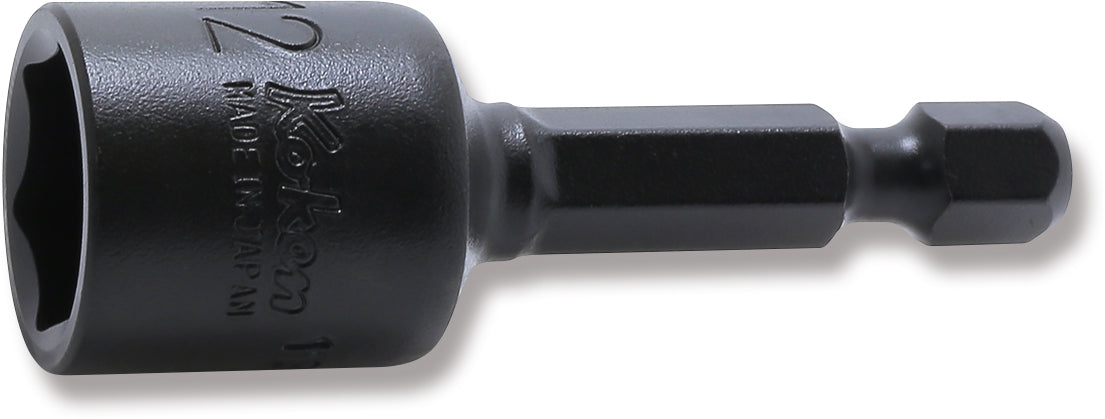 Clé à douille hexagonale 1/4" (12 mm), 6 pans, longueur 50 mm 
