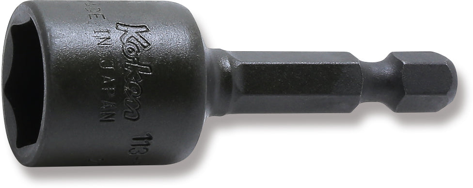 Clé à douille hexagonale 1/4" (13 mm), 6 pans, longueur 50 mm 