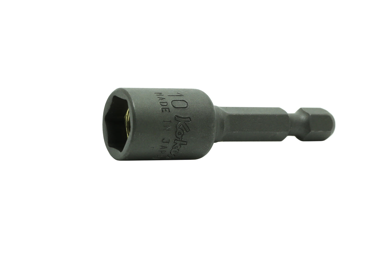 1/4 Hex Dr. Nut Setter  14mm 6 point Length 50mm Magnet