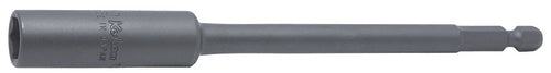Clé à douille hexagonale 1/4" (13 mm), 6 pans, longueur 75 mm, aimant coulissant 