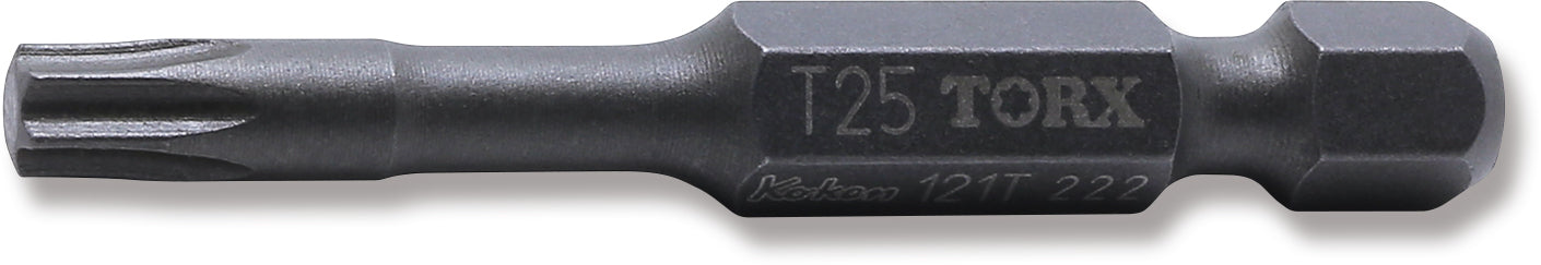 Embout hexagonal 1/4" TORX® T25 - Longueur 50 mm 