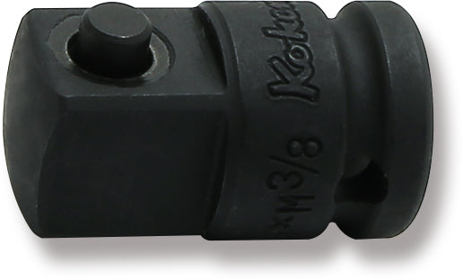 Adaptateur 1/4 Sq. Dr., longueur 3/8, type à broche 22 mm 