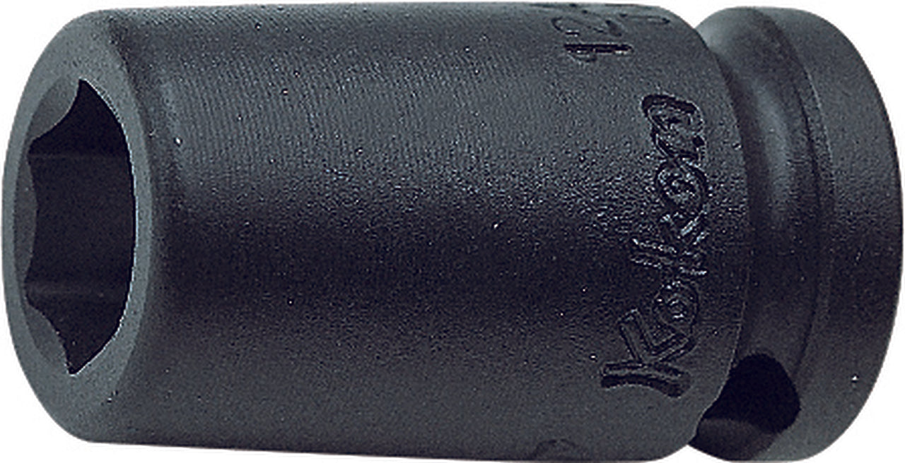Douille carrée 1/4" 7 mm, 6 pans, longueur 23 mm 