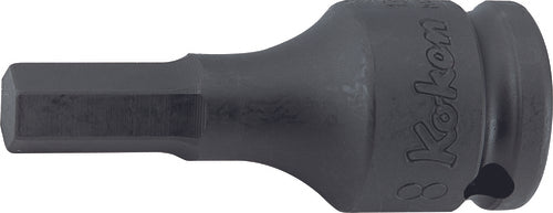 Douille carrée 3/8" (3 mm), hexagone de 3 mm, longueur 52 mm 