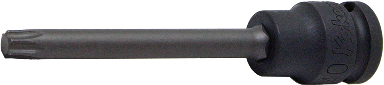 Douille à impact TORX® T45 3/8" à entraînement carré - Longueur 90 mm 