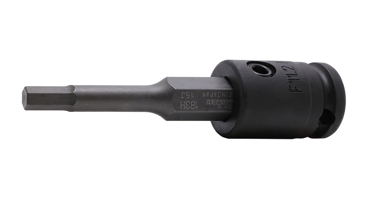 Douille carrée 3/8" (92 mm) à six pans creux, longueur 92 mm 
