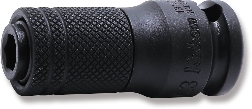 3/8 Sq. Dr. Bit Holder  1/4 Hex Length 45mm Locking Quick Release