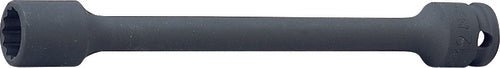 Douille d'extension carrée 1/2" 9/16" 6 pans, longueur 150 mm, pour arbre de transmission 