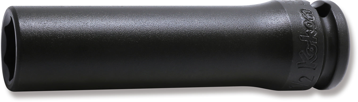 Douille carrée 3/8" 1/2" 6 pans, longueur 80 mm 