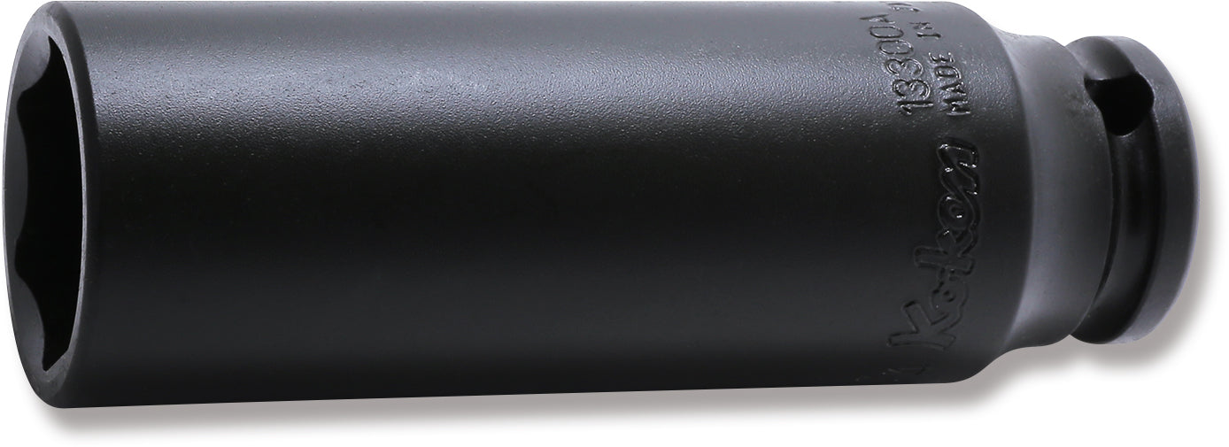 Douille carrée 3/8" 3/4" 6 pans, longueur 80 mm 