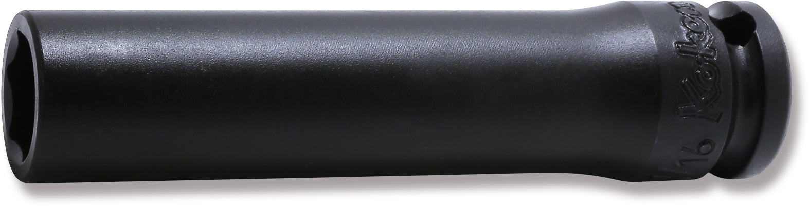 Douille carrée 3/8" 7/16" 6 pans, longueur 80 mm 