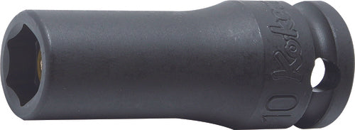 Douille carrée 3/8" (11 mm), 6 pans, longueur 50 mm, aimant coulissant 