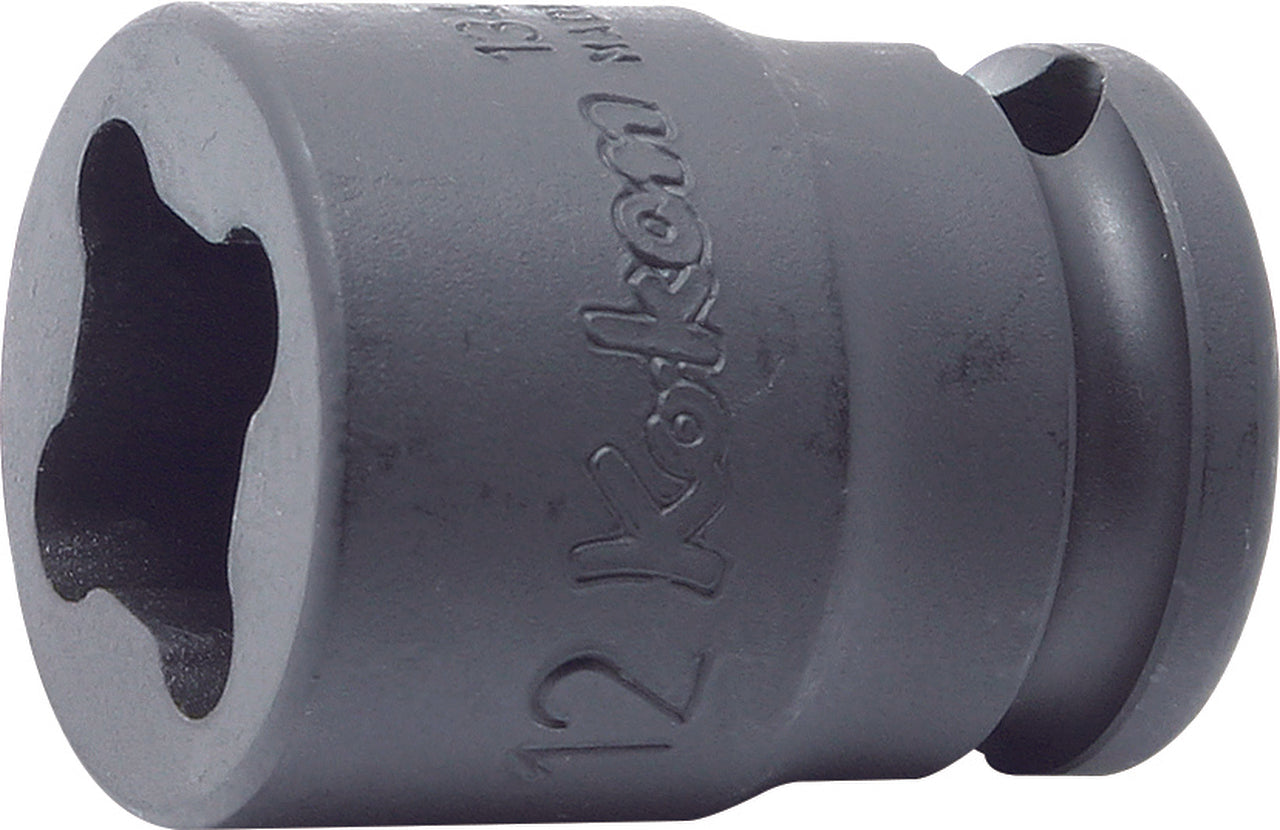 3/8 Sq. Dr. Socket  17mm 4 point Length 35mm Weld Nut
