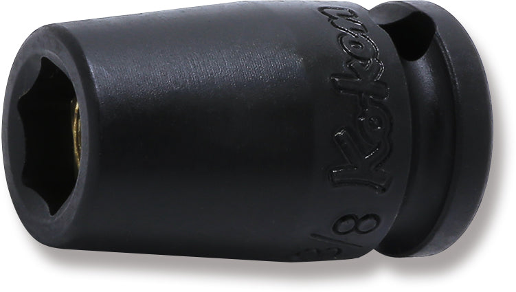 Douille carrée 3/8" 6 pans, longueur 32 mm, aimant 