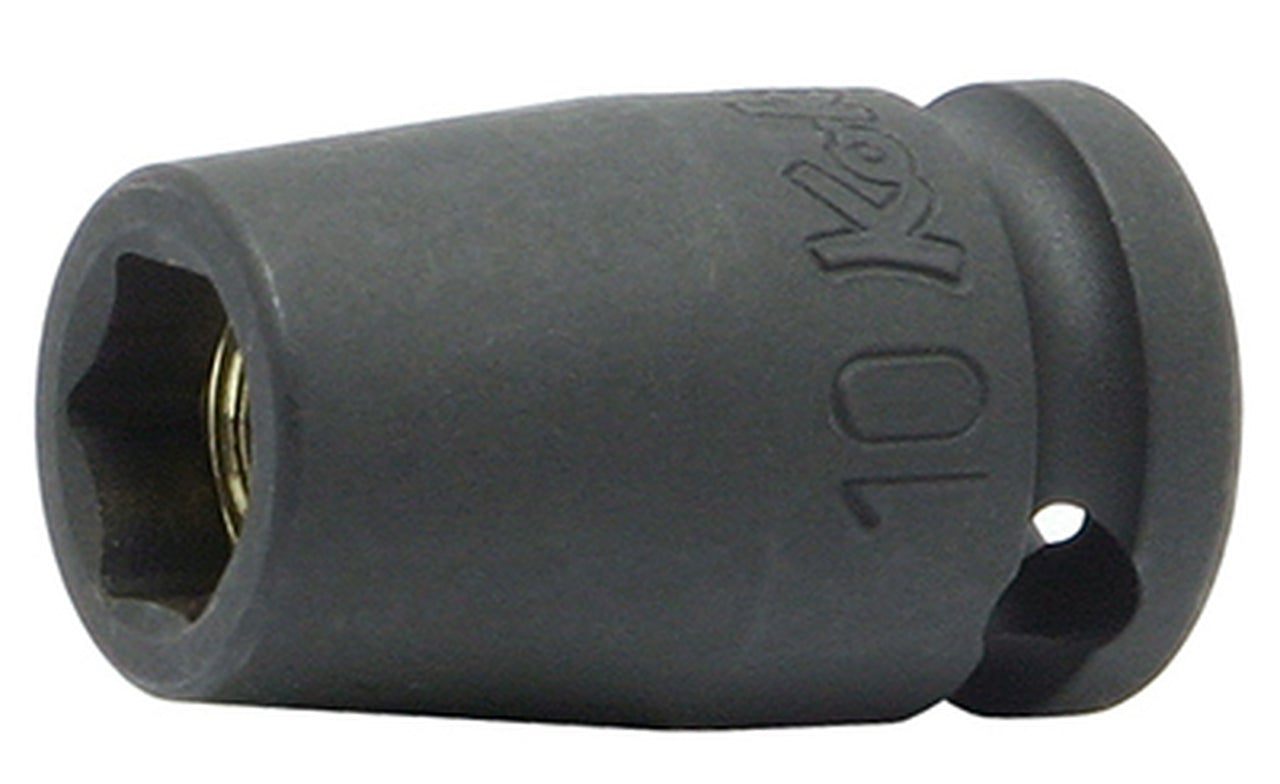 Douille carrée 3/8" (19 mm), 6 pans, longueur 32 mm, aimant 