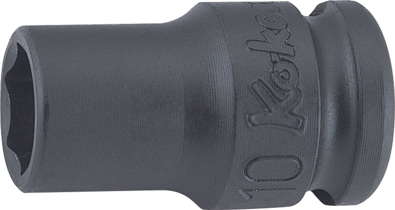 Douille carrée 3/8" (11 mm), 6 pans, longueur 32 mm, paroi mince 