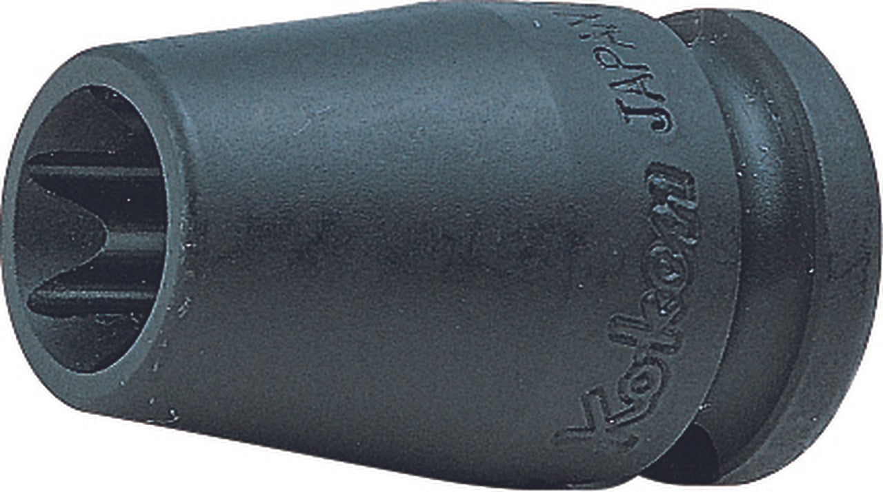 Douille à impact TORX® E8 3/8" à corps carré - Longueur 32 mm 