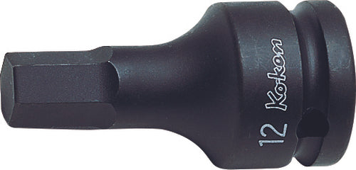Douille carrée 1/2 pouce, hexagone de 14 mm, longueur 60 mm 