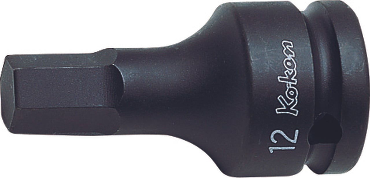 Douille carrée 1/2", hexagone 8 mm, longueur 60 mm 