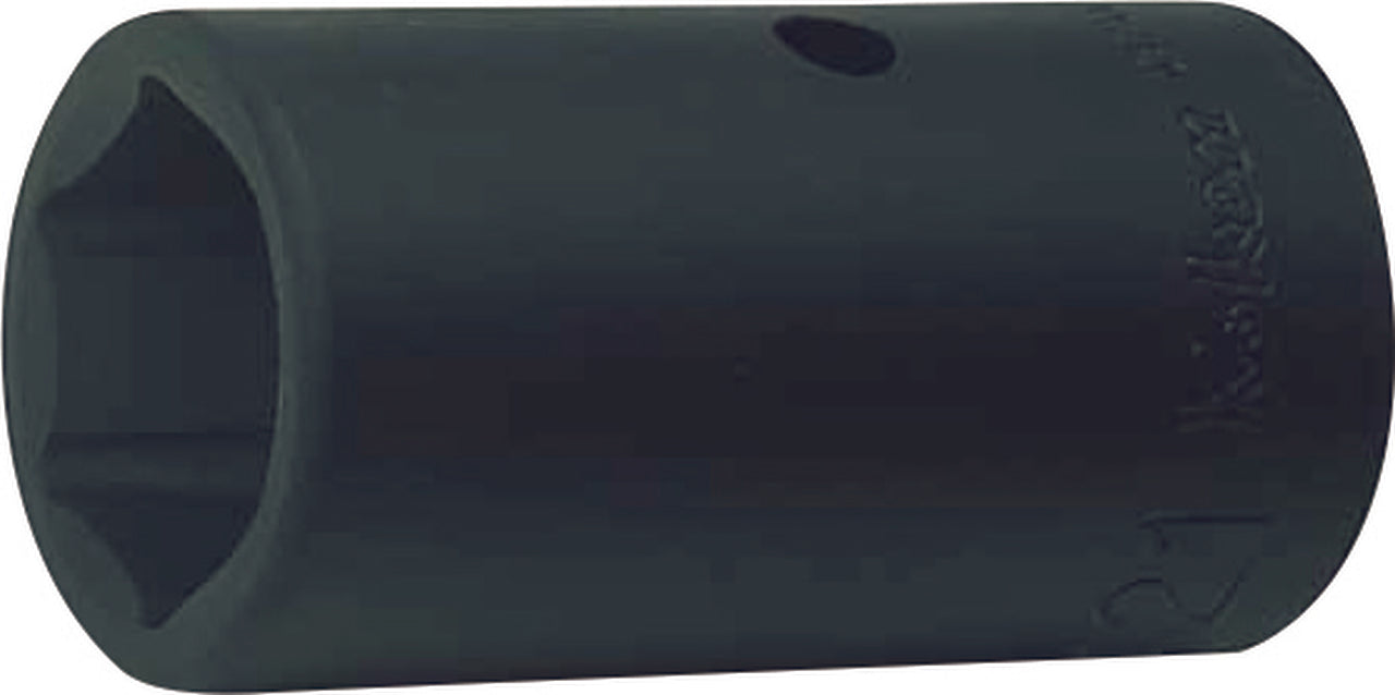 1/2 Sq. Dr. Double Ended Socket  19 x 21mm 6 point Length 57mm