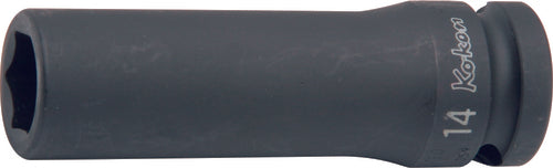 Douille carrée 1/2 pouce, aimant coulissant de 15 mm, longueur 80 mm 