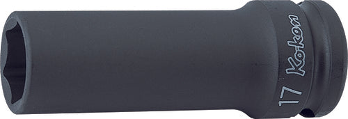 Douille carrée 1/2 pouce, 1 1/8 pouce, 6 pans, longueur 85 mm, paroi mince 