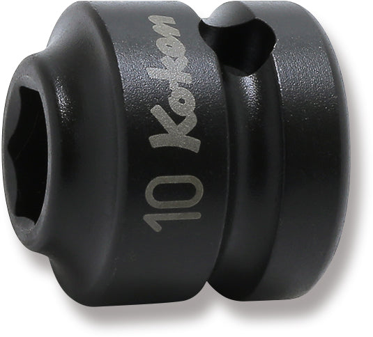 1/2 Sq. Dr. Thin Wall 6-Point Impact Metric Socket  10mm