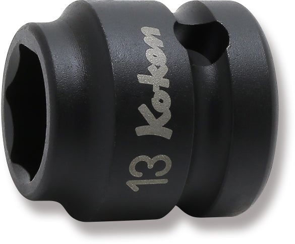 1/2 Sq. Dr. Thin Wall 6-Point Impact Metric Socket  13mm
