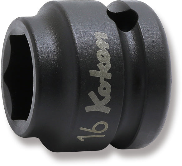 1/2 Sq. Dr. Thin Wall 6-Point Impact Metric Socket  16mm