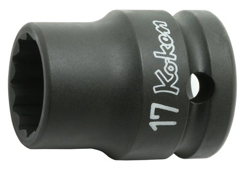 1/2" Sq. Drive 12-Point Impact Sockets