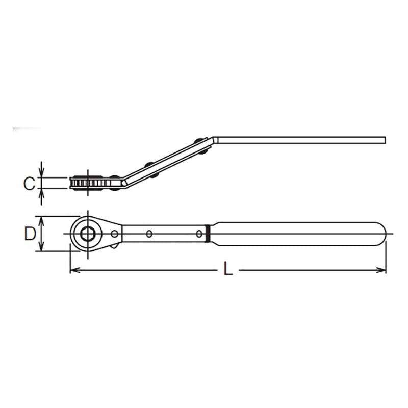 Bougie de préchauffage, 8 mm, 6 points, longueur 200 mm 