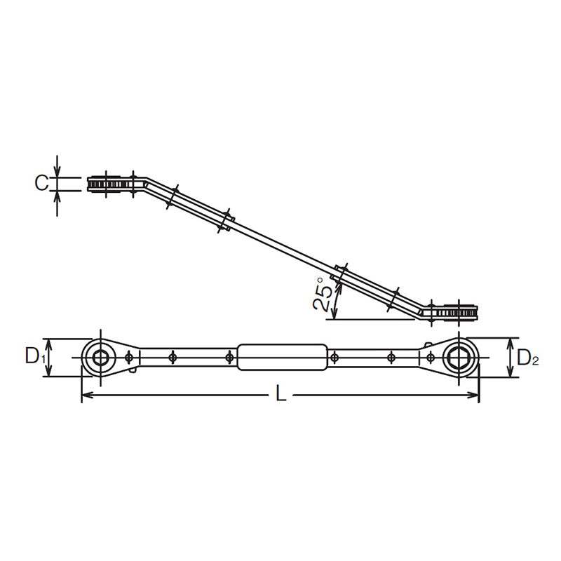 Connecteur carré 8S x 12 mm x 6 pans, longueur 245 mm pour bougie de préchauffage 