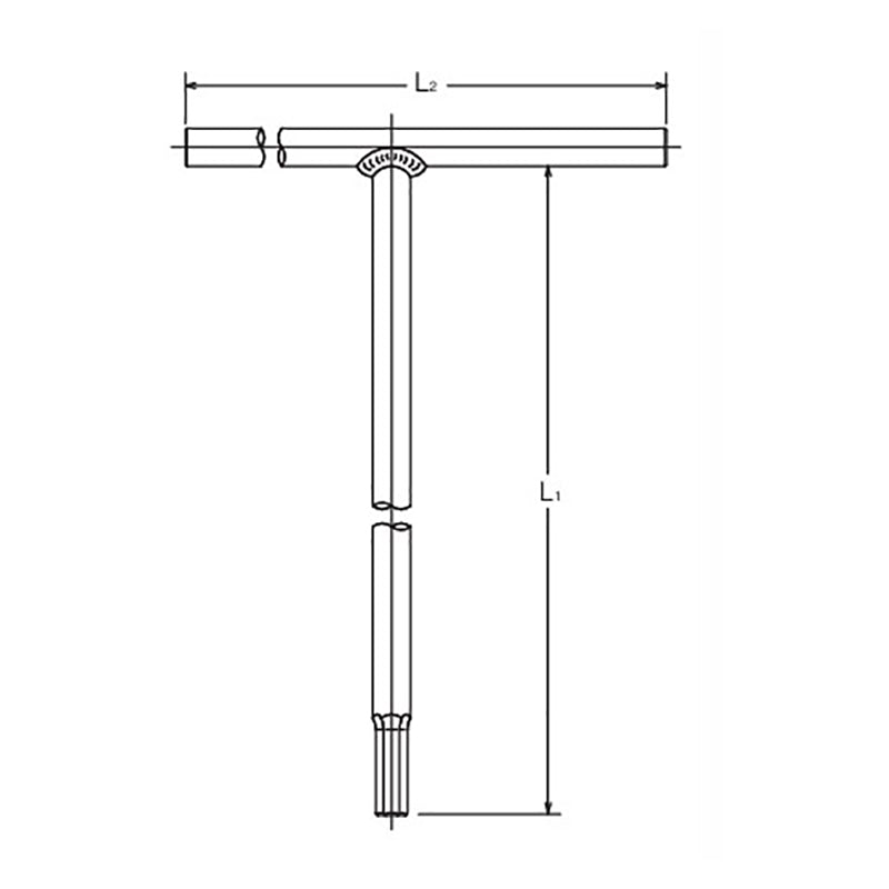 T Handle TORX® T40 - Length 250 x 180mm