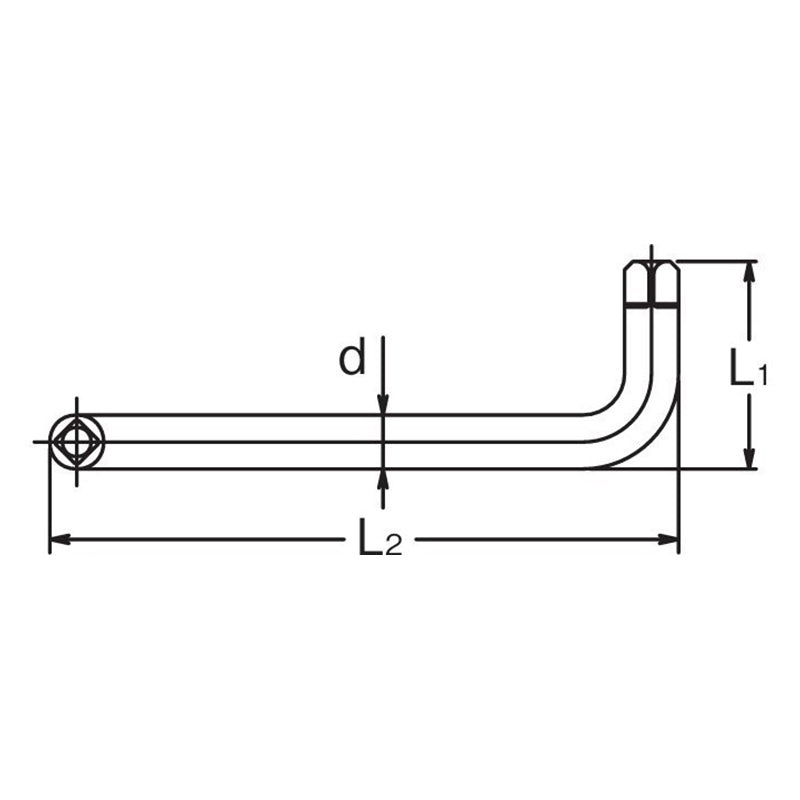 Handle  8S X 10S Square Length 230mm For Lubrication Service