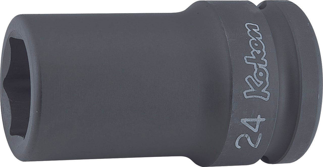 Douille carrée 3/4" 41 mm 6 pans, longueur 80 mm, paroi mince 
