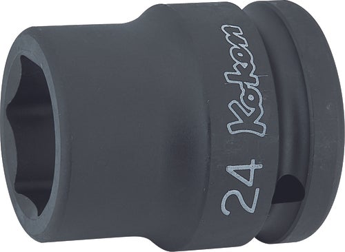 Douille carrée 3/4" de 37 mm, 6 pans, longueur 55 mm, paroi mince 