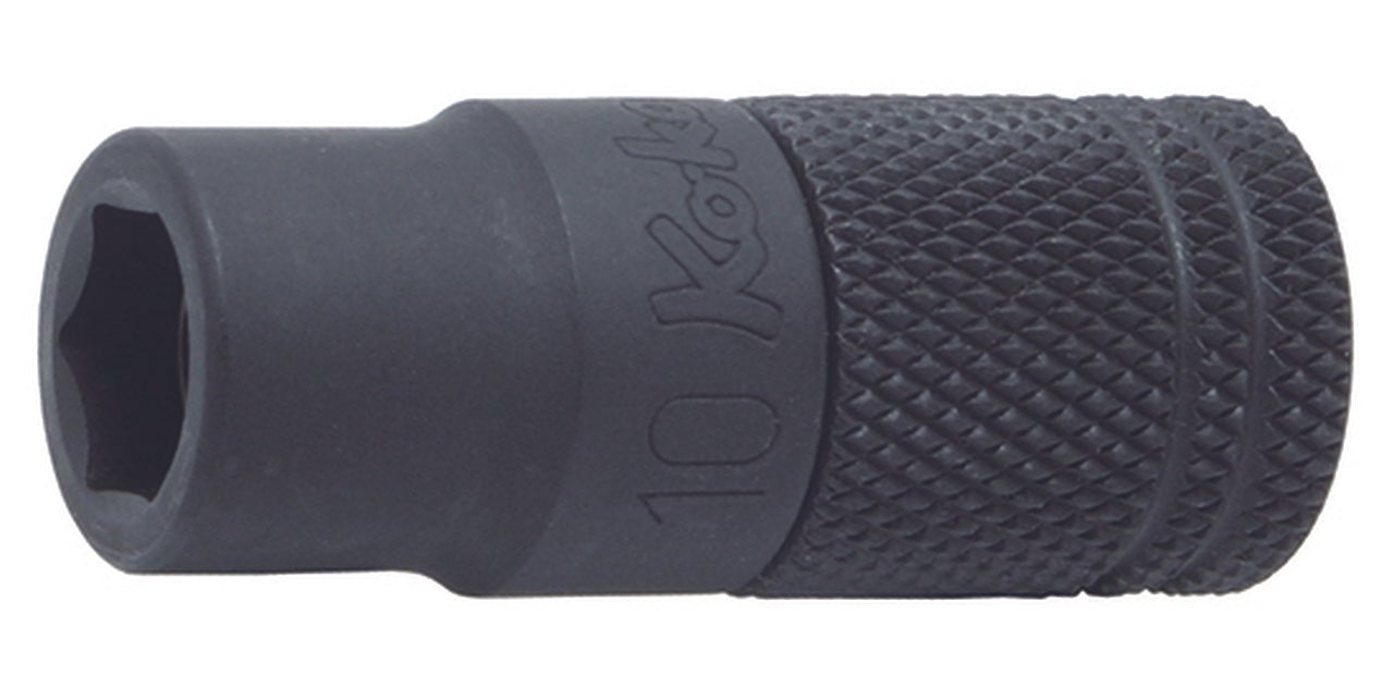1/4 Hex Dr. Slide Socket  13mm 6 point Length 45mm Ring Magnet