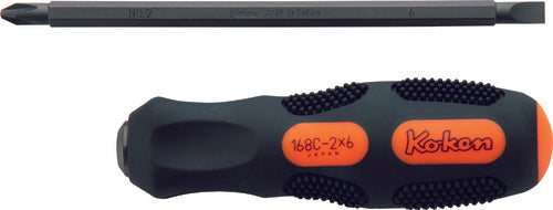 Interchangeable Screwdriver  PH2 x 6mm  Length 210mm